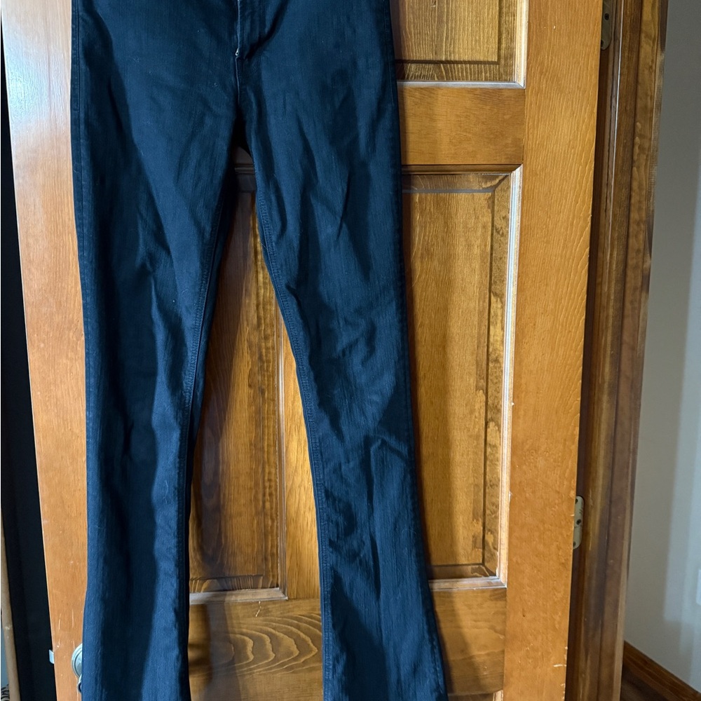 MOTHER Black Denim Pants